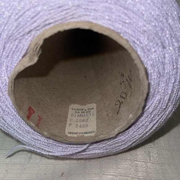 1 Partial Cone Tamm Diamente Yarn Color 1962 - Picture 2 of 2